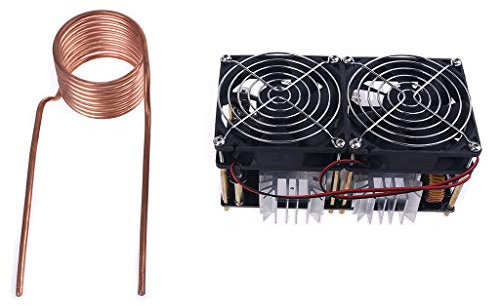 Mirweon 2000W 50A ZVS Pannello Riscaldamento a Induzione Modulo Riscaldatore Flyback Driver Dissipazione Coil Fan Con Tubo di Rame