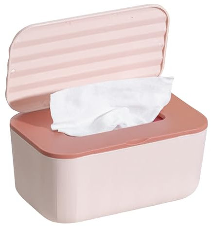 Rrlihjgu Caja Organizadora De Toallitas Húmedas,Organizador De Papel para Baño | Organizador Hermético Multiusos Antipolvo para Guardería Coche Maquillaje Cocina Baño Y Pañales