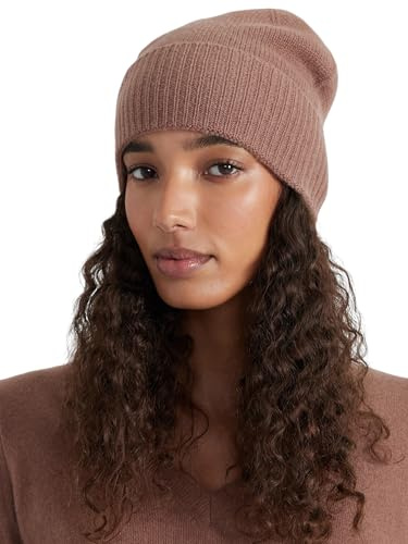 Style & Republic Kaschmir Sport Mütze-Beanie Damen aus 100% Cashmere - Dein kuscheliger Premium Beanie für stilvolle Herbst- & Winter-Momente, One-Size/Einheitsgröße