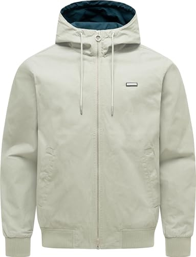 Ragwear Herren leichte Übergangsjacke kurze Jacke mit verstellbarer Kapuze Stewie Vintage S-4XL