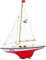 Paul Günther 1804 - Voilier Windy, Petit dériveur à Voile pour Jouer, Dimensions env. 35 x 42 cm, Fabrication de Haute qualité et monté prêt à Naviguer, pour Le lac de baignade