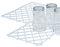 Beaumont Glass Mats Pack of 10 - Glass Ventilation Mats, Glass Shelf Liner for Home or Bars & Pubs D824