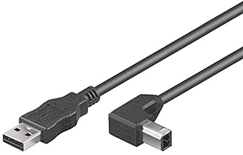 MicroConnect 1 m USB2.0 A-B Male USB A USB B Male USB Cable – USB 2.0 (USB A, USB B, male/male Cable, Black (Black)