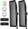 GODOX 50x130cm Griglia a Nido d' ape Softbox e Bowens Mount Speedring, GODOX Softbox per Photo Strobe Studio Flash-illuminazione Speedlite, FW50x130(2Pcs)