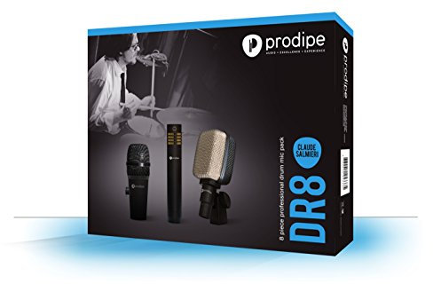Prodipe DR8 Achtteiliges Mikrofonset Drum für professionellen Aufnahme