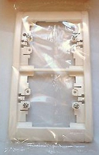 LEGRAND SAGANE 85001 - Plaque Verticale 2 postes KOZI OPALIS blanche