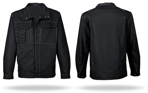 KÜBLER Workwear | ORGANIQ Arbeitsjacke | schwarz | Größe 50
