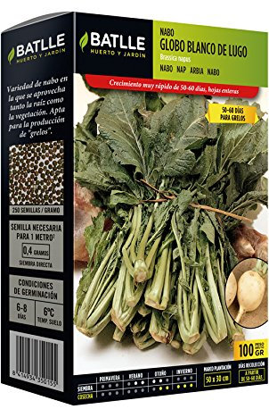 Semillas Batlle - Nabo Grelos Blanco De Lugo Caja 100G