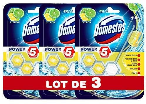 Domestos Power 5 WC-Stein Zitrone,3er pack