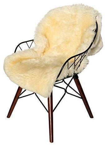 Schaffell Lammfell Merino Fell Naturfell Creme ökologisch gegerbt Größe 110-120