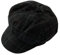 ZLSLZ Damen Mütze, Tweed, Efeu, schwarz, Einheitsgröße