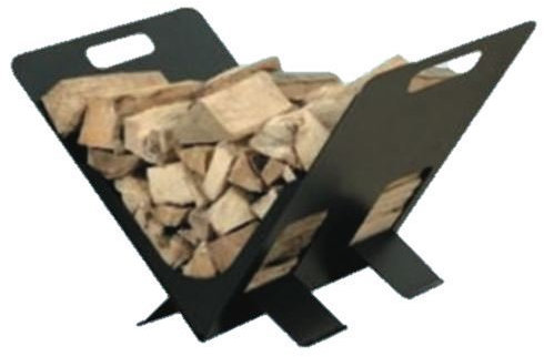 Portalegna in ferro battuto 38 x 29 x H26 cm.
