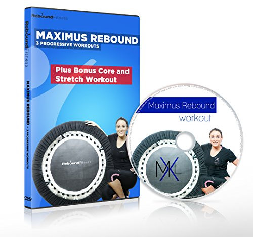 Die MaXimus Rebound Mini-Trampolin DVD-Workout-Kompilation mit 3 progressiven, motivierenden und spaßigen wird Ihnen helfen, Gewicht zu verlieren und Sie in Form zu bringen