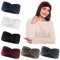 Stirnband Damen 6 Stück Kopfband Winter Häkeln Stirnbänder Gestrickt Haarband Ohrwärmer für Frauen Mädchen,6 Farben