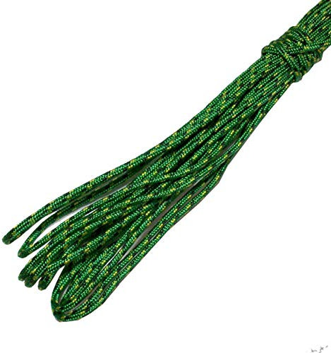 King of Trade 5m Farbe-314 grün-gelb-schwarz Paracord Schnüre Nylonleine 2 mm