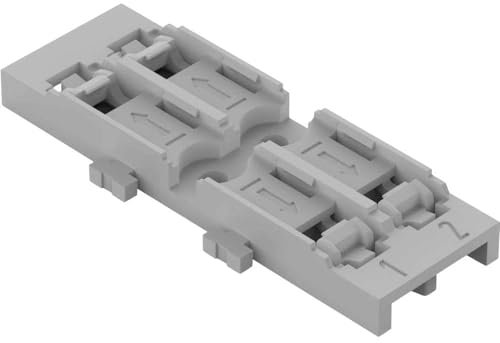Wago 221-2522 Steckverbinder, Grau, Schraubmontage, Kunststoff, 2-polig, 2-stellig