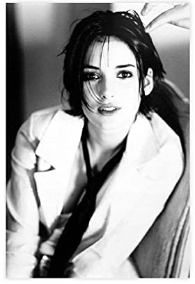Winona Ryder Poster 15 Leinwand Poster Wandkunst Dekor Druck Bild Gemälde für Wohnzimmer Schlafzimmer Dekoration 30 × 45 cm Unrahmen: