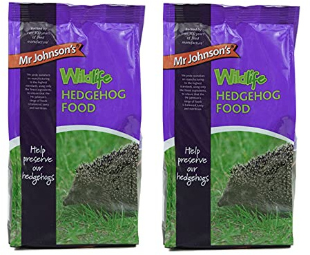 2 X MR JOHNSONS WILDLIFE HEDGEHOG NUTRITIOUS FOOD DRY DIET KIBBLE 750G