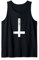 Umgedrehtes Kreuz Atheist Death Metal Satanist Atheismus Tank Top