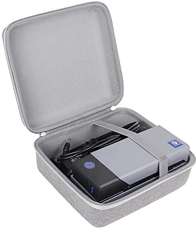 khanka Hartschalen-Aufbewahrungskoffer für Rolllo-Versandetikettendrucker – kommerzielle Qualität, Thermodirekt-Hochgeschwindigkeitsversanddrucker, nur Hülle