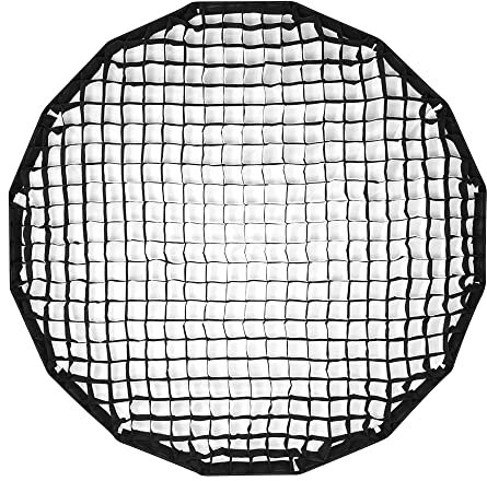 Andoer 90 cm / 35 Zoll Softbox Honeycomb Grid 16 Robs Tiefe Fotografie Parabolic Softbox Grid für Fotostudio