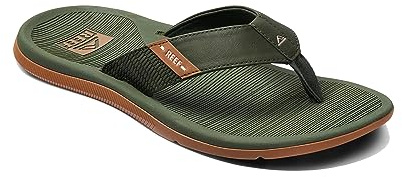 Reef Zehentrenner Sandale Santa Ana Olive/Gum EU 40 (man)