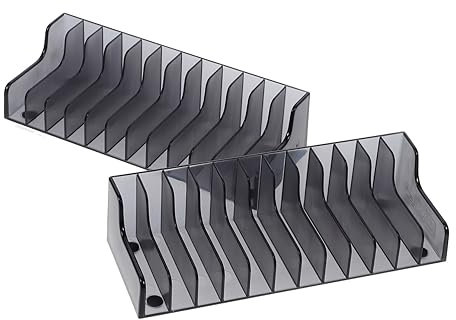 SOLUSTRE 2st Geschirrkorb Regale Für Spielkarten Halter Für Spielkarten Halterung Für Spielscheiben Cd-speicherhalter Spielkartenhalter Spielkarten-Organizer Leicht Gitarre Abs Vertikal