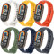 BDIG 6 Pezzi Cinturino Xiaomi Mi Band 10/9/8 Bracciale Compatibile per Xiaomi Mi Band 10/9, Cinturino di Ricambio per Orologio in Silicone Morbido Colorato Impermeabile per Mi Band 8 (6 Colori)