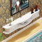 Mobile TV Sospeso,Mobile TV a Parete in Legno,Armadio Moderno per TV per Soggiorno o Ufficio,Media TV Console Mobile per Intrattenimento,Noce 120 CM
