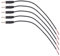 Mikikit 10pcs 3.5mm Male to Bare Wire Open End Connector, Headphone Adapter, Audio Cable, Speaker Adapter Plug Jack