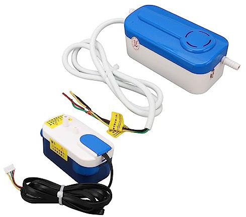 HVAC Condensate Pump, Silent Mini Split Automatic Condensation Drainage Pump with 200ml Watertank, Small Air Conditioning Water Drain Pump for AC Dehumidifier