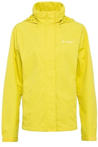 VAUDE Damen Freizeit und Regenjacke Escape Bike Light, wasser- und winddicht, atmungsaktiv, sunbeam, 34