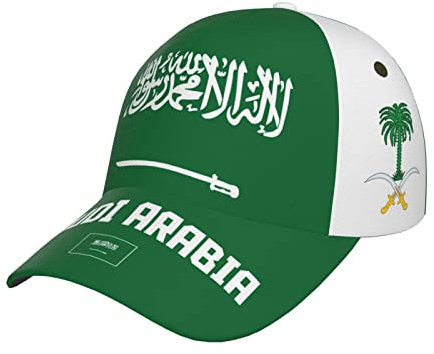 351 Herren Damen Baseball Kappen Saudi-Arabien-Flagge Cooler Saudi-Araber Baseballmütze Atmungsaktiv Trucker Kappe Mode Baseball Kappe Mütze Für Wander Laufen Draussen