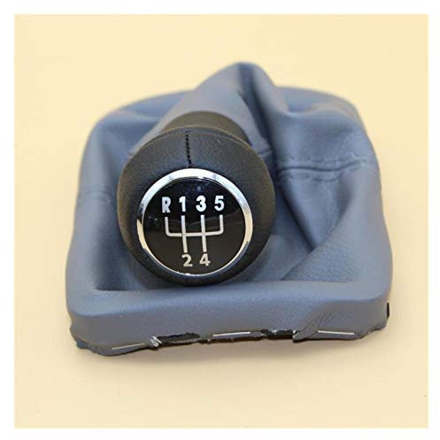 SAFWEL Schaltknauf Für VW Für Käfer 1998 1999 2000 2001 2002 2003 2004 2005 2006 2007 2008 2009 2010 Auto 5-Gang-Schaltknauf Mit Lederstiefel