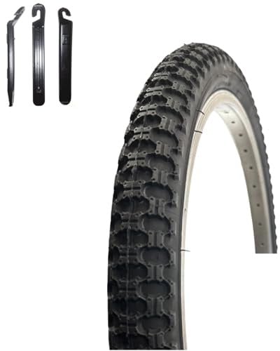 1 x VEE Rubber V024 18 Fahrradreifen Schwarz 47-355 (18 x 1.75) inkl. Reifenheber