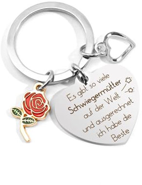 Geschenk für Schwiegermutter - Schlüsselanhänger Muttertagsgeschenk, Geschenkideen für Schwiegermama