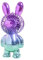 Hasaller Gradient Color Handheld Fan Mini USB Fan Rabbit Rechargeable Battery Portable Desk Fan Small Electric Fan Pocket Fan for Girls Kids Outdoor Travel Office(Red)