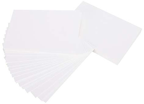 100pcs White Cardstock Paper, 5.9 X 3.9in White Chipboard,Large White Chipboard Sheets, Thick Chipboard for Scrapbook, Art Crafts, Arts Projects, Backing Boards, Frames (Straight Angle)