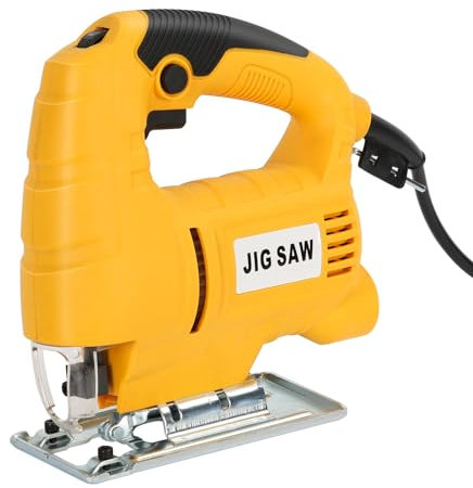 Fogcroll Scie Sauteuse Sans Fil, Scies Sauteuses Électriques avec Poignée Ergonomique, 6 Vitesses et 24 Réglages Orbitaux Scie Sauteuse, Idéale pour le Bois, le Métal, et le PVC