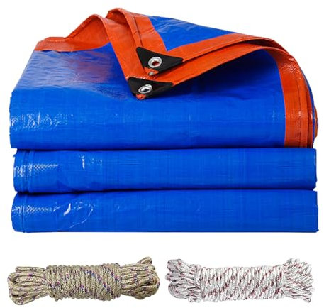 Lona impermeable de 3 x 4 m, lona de protección, lona con ojales, lona de madera, lona de jardín, lona de camuflaje, para exteriores, jardín, madera, camping, supervivencia, equipo de construcción,