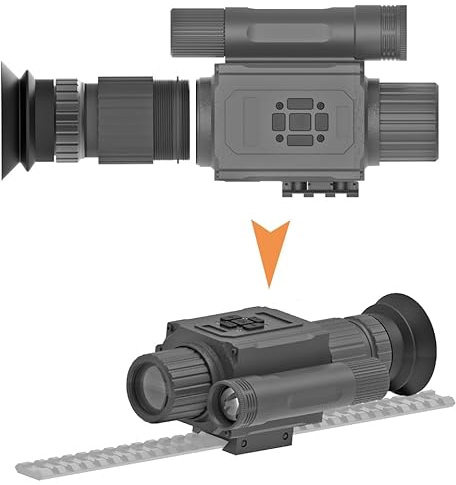 [Zoom frontal digital de alta gama] Nuevo dispositivo de visión nocturna infrarroja Nk008 día y noche 1080P telescopio digital para caza, observación y camping