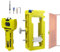 Door Hinge Router Jig - Latch Cutting Installation Kit,Complete Door Hinge Installation Kit with Plate Templates for Carpenters