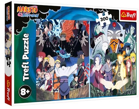 Trefl - Naruto Shippuden, Ninja Naruto - 300-teiliges Puzzle - Buntes Puzzle mit Comicfiguren, kreative Unterhaltung, Spaß für Kinder ab 8 Jahren