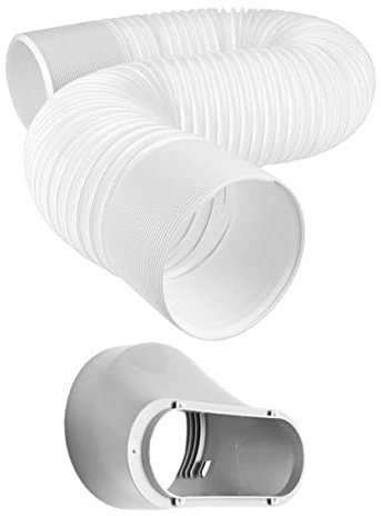 iplusmile Tuyau Évacuation Flexible pour Climatiseur Adaptateur Tube Extensible Embout Plat pour Bureau Chambre