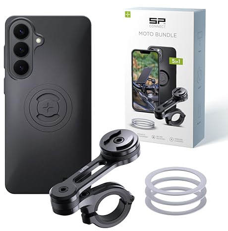 SP CONNECT Moto Bundle | SPC+ | kompatibel mit Moto Bundle Samsung S25 Ultra | Handyhalter für Motorrad Bike Moped Roller | Gadget Halterung für Navi