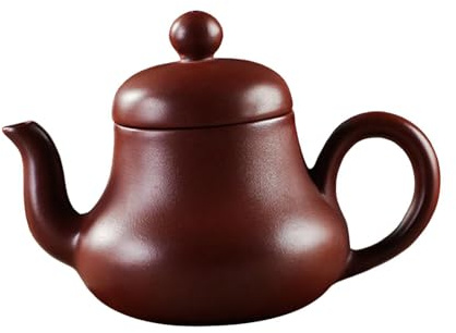 drburpily Unique Kung Fu Teaware Handcrafted ClayTeapot Tea Connoisseurs and Coffee Shops Chinese Teapot P Urple Clay Teapot Handmade Face Smooth ClayTeapot Tea Kettle Ceremony Supplies, Style B