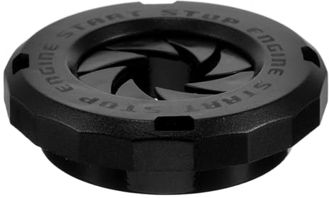 VOSAREA Engine Start Button Cover for Car Interior with Abs Material and Sleek Modern Style Featuring Easy Installation and Protective Function as A Push Button Start Cover