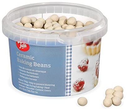 Tala Ceramic Baking Beans - Reusable Heat Resistant Blind Weights - Oven Beads for Pies, Tarts, and Pastry Crusts - Baking Accessories - Approx. 700g, 32 inch