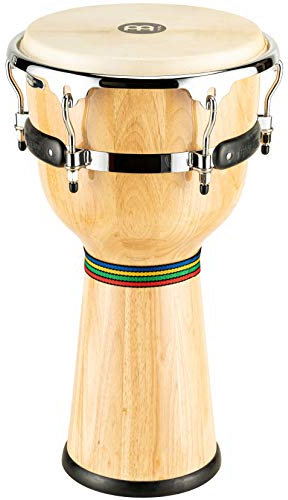 Meinl Percussion DJW3NT Wood Djembe, Floatune Series 30,48 cm (12 Zoll) Durchmesser, natural