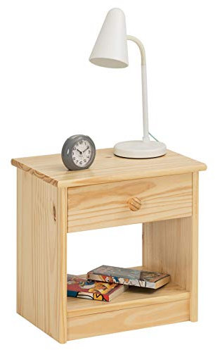 IDIMEX Nachttisch Moritz, Kiefer Natur lackiert, Massivholz, Landhausstil, Landhaus, Kommode